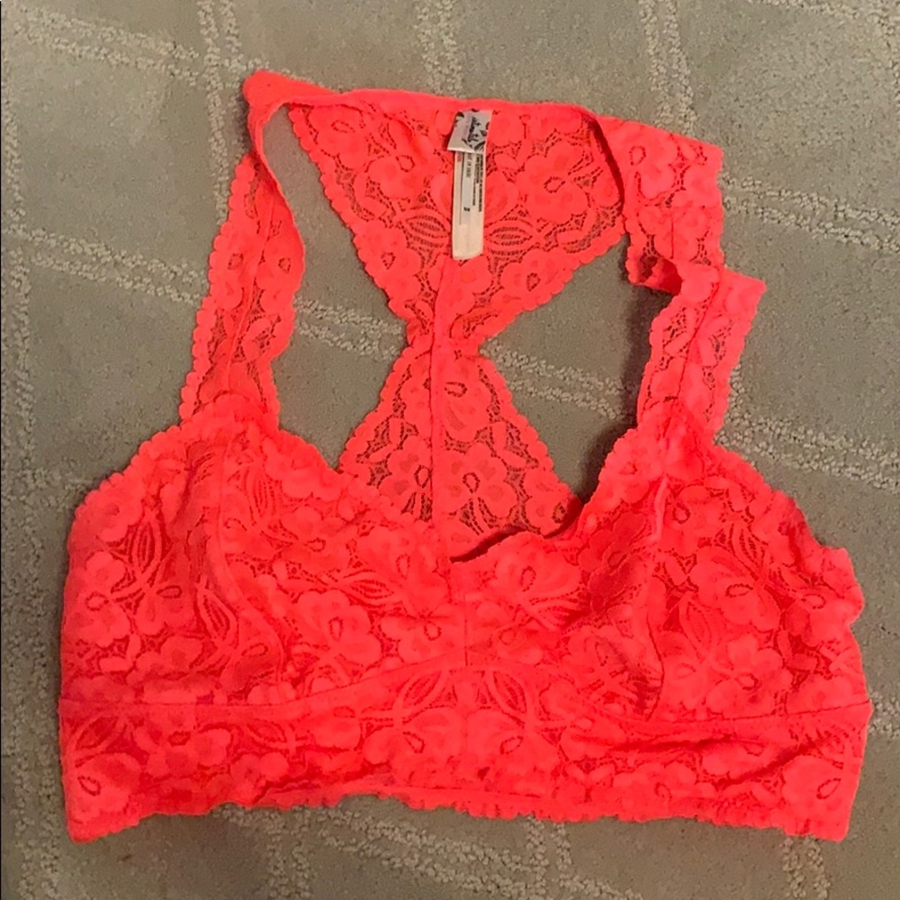 Orange Free People Bralette